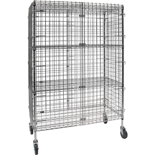 Chariot de s&eacute;curit&eacute;, Chrom&eacute;, 48" x 69" x 24", Capacit&eacute; 500 lb Toolneeds Inc.