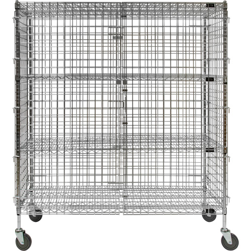 Chariot de s&eacute;curit&eacute;, Chrom&eacute;, 60" x 69" x 24", Capacit&eacute; 500 lb Toolneeds Inc.