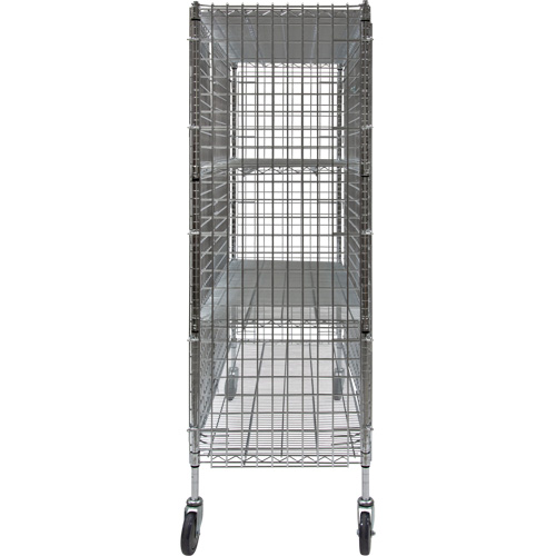 Chariot de s&eacute;curit&eacute;, Chrom&eacute;, 60" x 69" x 24", Capacit&eacute; 500 lb Toolneeds Inc.