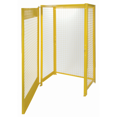 Armoires pour cylindres &agrave; gaz, nbre de bouteilles: 10, 44" , 30" , 74" , Jaune Toolneeds Inc.