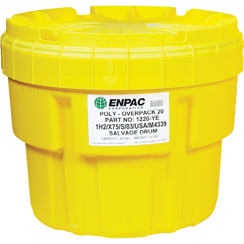 Poly-Overpack&reg; 20 Salvage Drum, 20 US gal., Stationary Toolneeds Inc.