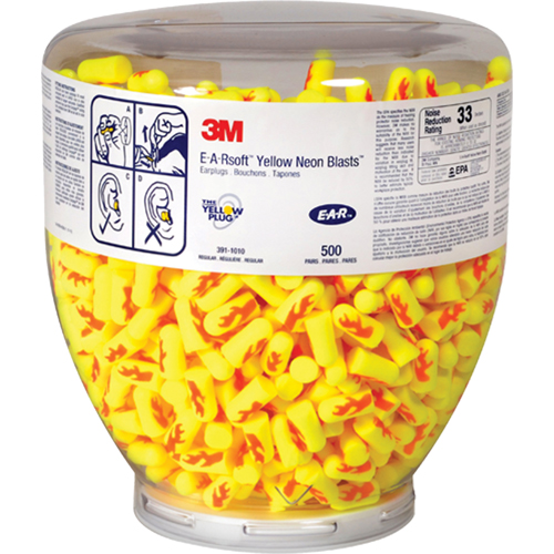 Bouchons d'oreilles E-A-RSoft Yellow Neon, Vrac - Contenant Toolneeds Inc.