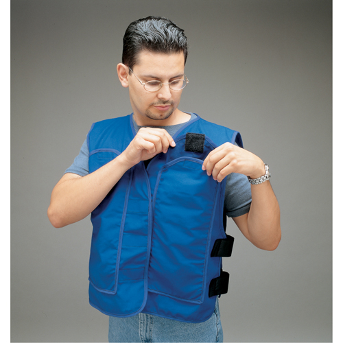 Vestes de refroidissement avec pochettes pour insertions, Grand, Bleu royal Toolneeds Inc.
