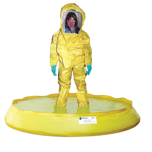 HazMat Pool With Drain, 74" dia., 100 US gal. Capacity Toolneeds Inc.