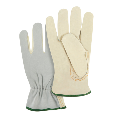 Split Back Driver's Gloves, Medium, Grain Cowhide Palm Toolneeds Inc.