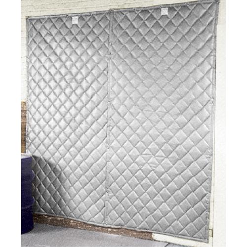 Noise Absorbing Wall Blanket, Quilted Fibreglass, 8' L x 4' W Toolneeds Inc.
