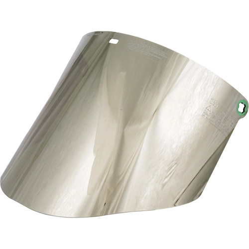 &eacute;cran facial moul&eacute;, Polycarbonate, Teinte Vert Toolneeds Inc.
