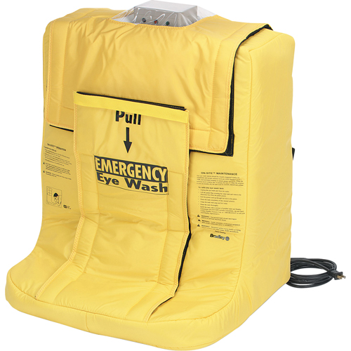 On-Site&reg; Eyewash Station With Heater Jacket, Gravity-Fed, 7 gal. Capacity, Meets ANSI Z358.1 Toolneeds Inc.