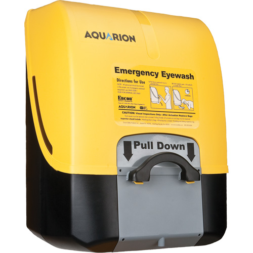 Douche oculaire autonome Aquarion, Aliment&eacute; par gravit&eacute;, Capacit&eacute; 7,4 gal., Conformit&eacute; ANSI Z358.1 Toolneeds Inc.