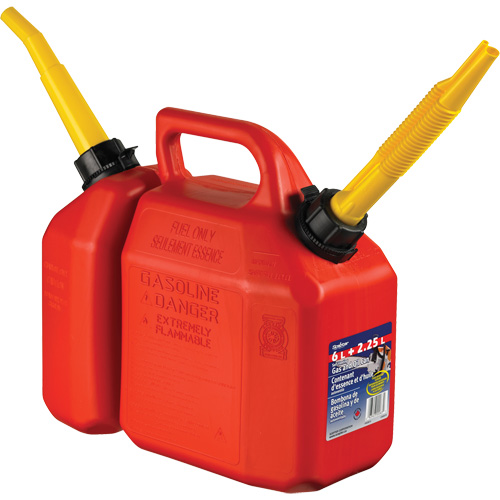 Combo Jerry Can Gasoline/Oil, 2.17 US Gal/8.25 L, Red, CSA Compliant/ULC Toolneeds Inc.