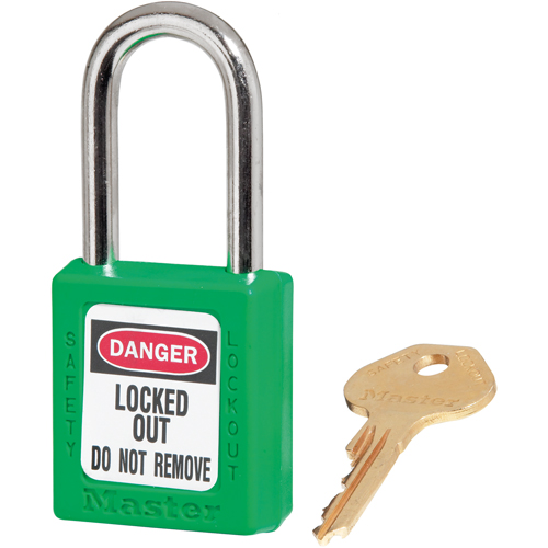 Zenex Padlocks, Safety Padlock, Keyed Different, Thermoplastic, 1-1/2" Width Toolneeds Inc.