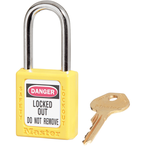 Zenex Padlocks, Safety Padlock, Keyed Different, Thermoplastic, 1-1/2" Width Toolneeds Inc.