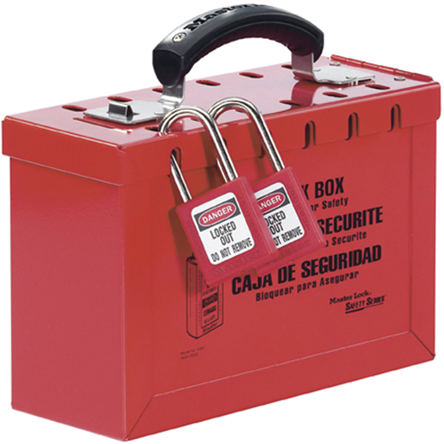 Latch Tight Portable Group Lock Box, Red Toolneeds Inc.