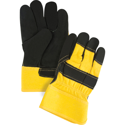 Superior Warmth Winter-Lined Fitters Gloves, Large, Split Cowhide Palm, Thinsulate Inner Lining Toolneeds Inc.