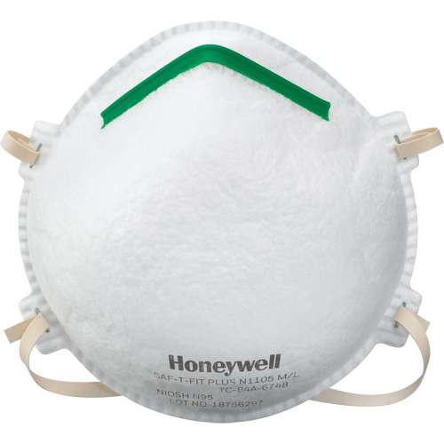 Respirateurs contre les particules Saf-T-Fit Plus N1105, N95, Certifi&eacute; NIOSH, Petit Toolneeds Inc.