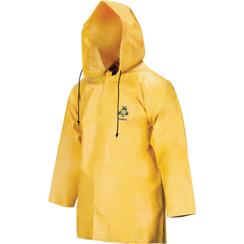 Neo-Slick Chemical & Acid Resistant Rain Jacket, X-Large, Yellow, Neoprene Toolneeds Inc.