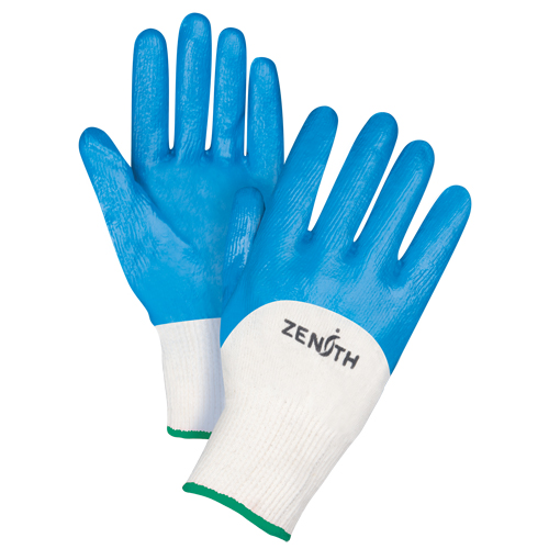 Seamless-Knit Medium-Weight Coated Gloves, 8/Medium, Nitrile Coating, 13 Gauge, Cotton Shell Toolneeds Inc.