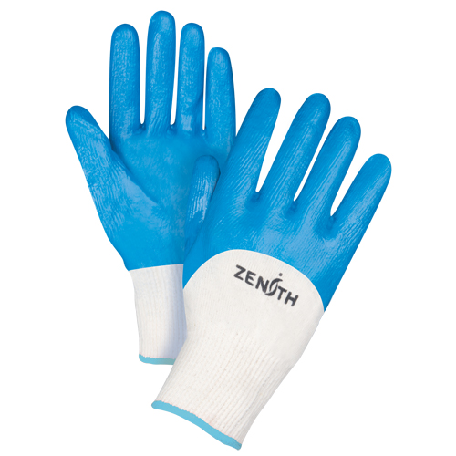 Seamless-Knit Medium-Weight Coated Gloves, 10/X-Large, Nitrile Coating, 13 Gauge, Cotton Shell Toolneeds Inc.