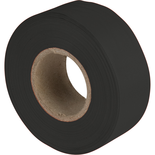 Flagging Tape, 1.2" W x 300' L, Black Toolneeds Inc.