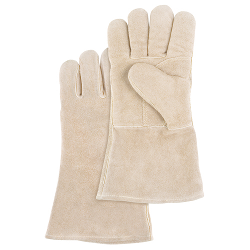 Gants de soudeur de premi&egrave;re qualit&eacute;, Cuir de vache refendu, Taille Grand Toolneeds Inc.