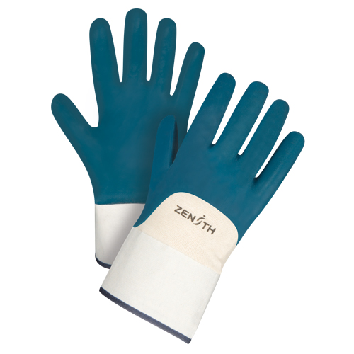Heavyweight Safety Cuff Gloves, 10/X-Large, Nitrile Coating, Cotton Shell Toolneeds Inc.