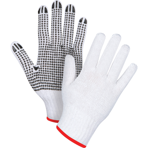 Dotted String Knit Gloves, Poly/Cotton, Single Sided, 7 Gauge, Small Toolneeds Inc.