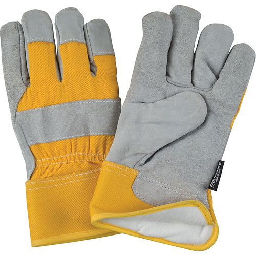 Gants d'ajusteur doubl&eacute;s pour l'hiver &agrave; chaleur sup&eacute;rieure, Moyen, Paume en Cuir de vache refendu, Doublure en Thinsulate Toolneeds Inc.
