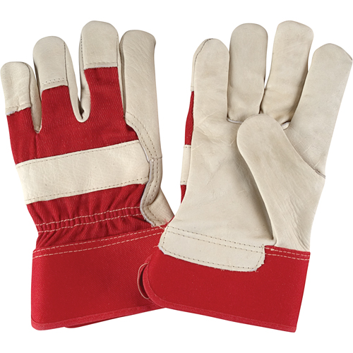Premium Dry-Palm Fitters Gloves, Large, Grain Cowhide Palm, Cotton Inner Lining Toolneeds Inc.