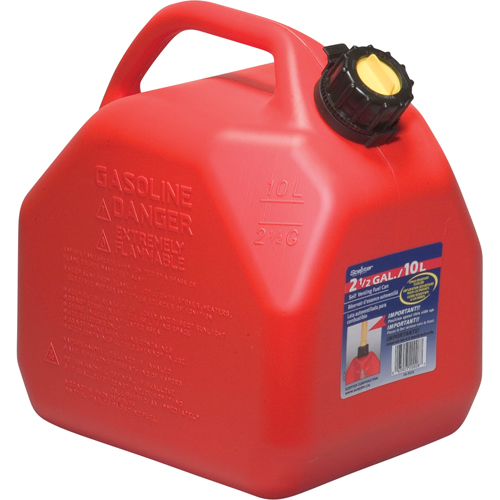 Jerry Cans, 2.5 US gal./10 L, Red, CSA Compliant/ULC Toolneeds Inc.