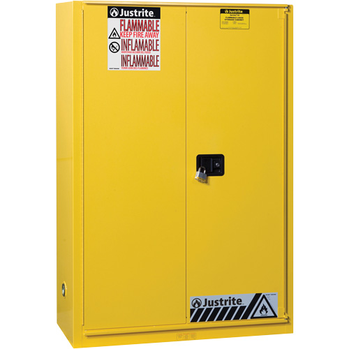 Armoires Sure-Grip EX pour produits inflammables, 45 gal., 1 Porte(s), 43" La x 65" h x 18" p Toolneeds Inc.