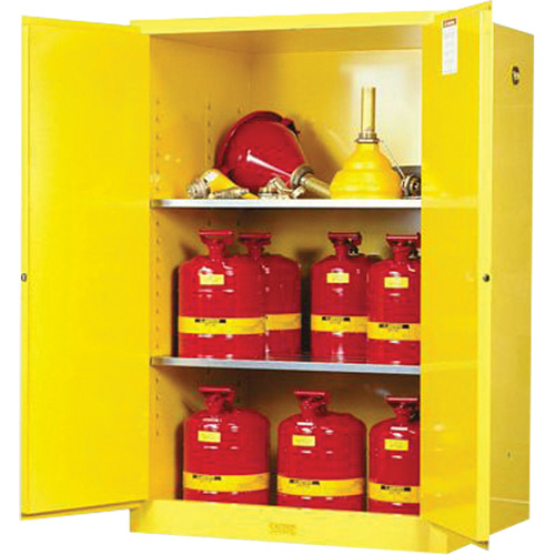 Sure-Grip&reg; Ex Flammable Storage Cabinets, 90 Gal., 2 Door, 43" W x 65" H x 34" D Toolneeds Inc.