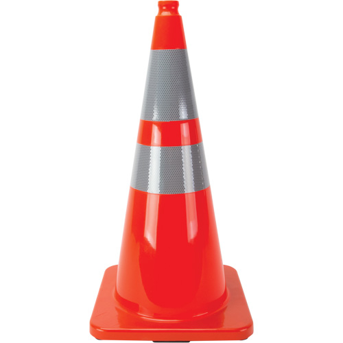 Recessed Cones, 28", Orange, 4" & 6" Reflective Collar(s) Toolneeds Inc.