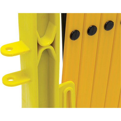 Xpandit Barricade, 36" H x 11.5' L, Black/Yellow Toolneeds Inc.