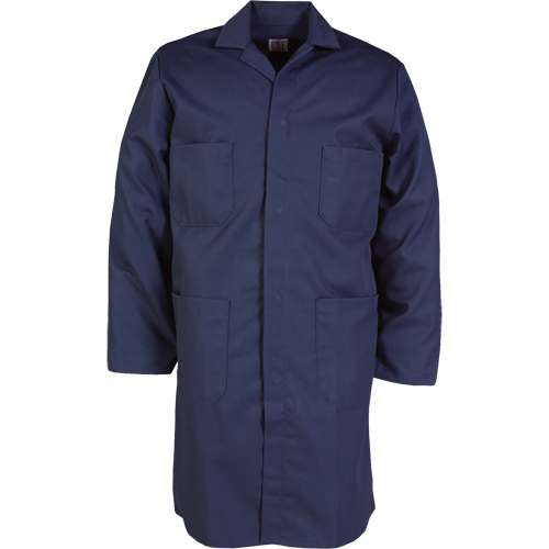 Lab Coat, Poly-Cotton, 46, Navy Blue Toolneeds Inc.