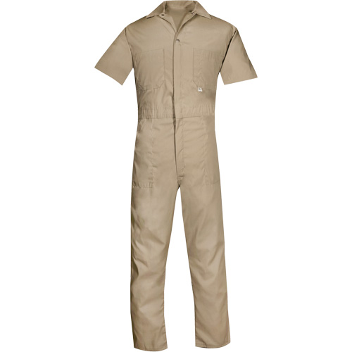 Short Sleeved Coveralls, Men's, Tan, Size 2X-Large (Tall) Toolneeds Inc.