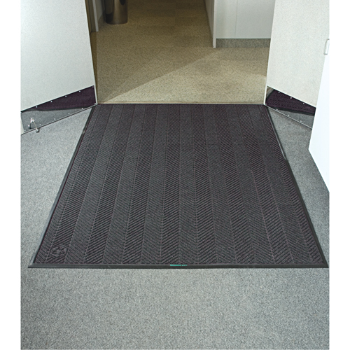 Waterhog&reg; Eco Elite Matting, Wiper/Scraper, 6' x 8' x 3/8", Grey Ash Toolneeds Inc.