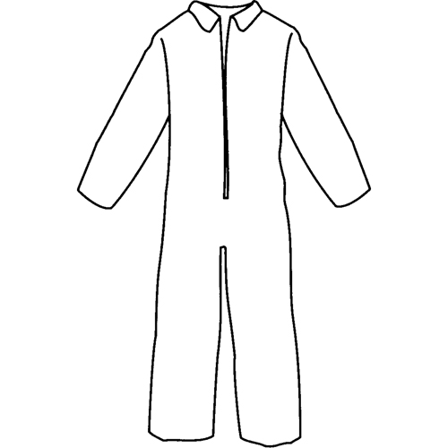 Pyrolon&reg; Plus 2 Disposable FR Coveralls, Small, Blue, FR Treated Fabric Toolneeds Inc.