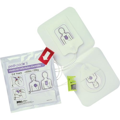 &eacute;lectrodes Pedi-Padz II, Zoll AED Plus Pour, Classe 4 Toolneeds Inc.