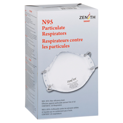 Particulate Respirators, N95, NIOSH Certified, Medium/Large Toolneeds Inc.