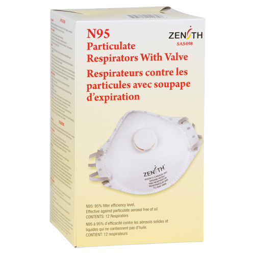 Respirateur contre les particules, N95, Certifi&eacute; NIOSH, Moyen/grand Toolneeds Inc.