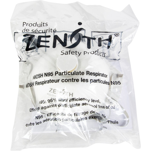 Respîrateur contre les particules - Emballage pour machine distributrice, N95, Certifi&eacute; NIOSH, Moyen/grand Toolneeds Inc.