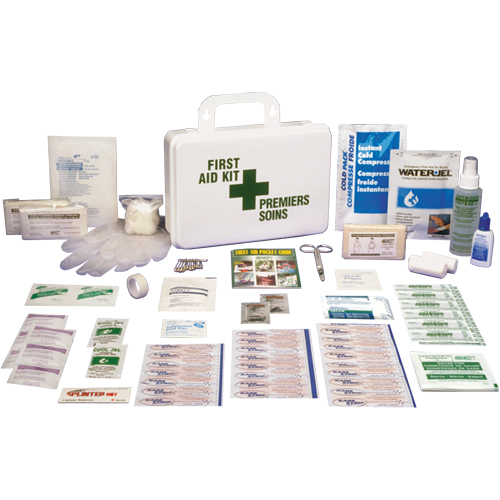 Trousses de premiers soins pour soudeurs, Dispositif m&eacute;dical Classe 1, Boîte en plastique Toolneeds Inc.