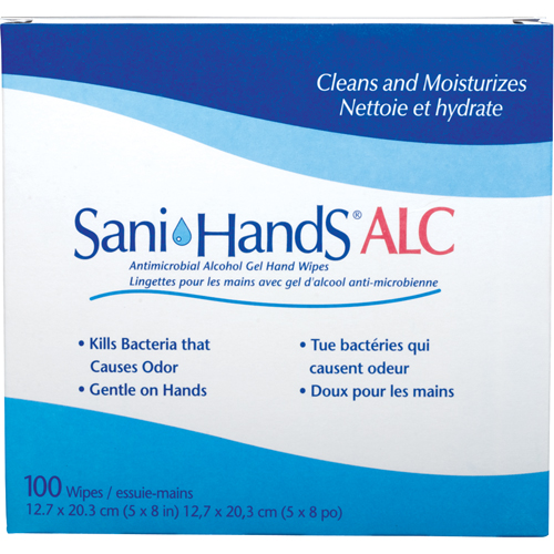 Sani-Hands&reg; ALC Antimicrobial Hand Wipes, Packet Toolneeds Inc.