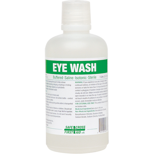 Eyewash Solution, Full Bottle, 1000 ml Toolneeds Inc.