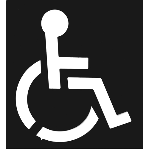 Parking Lot Stencils, English, 37" x 43" Toolneeds Inc.