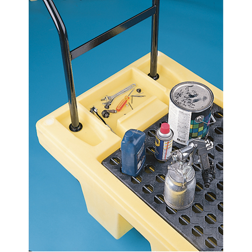 Poly-Spillcart Cart, 66.5" L x 29" W x 43.9" H, 57 US gal. Spill Cap. Toolneeds Inc.