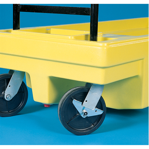 Poly-Spillcart Cart, 66.5" L x 29" W x 43.9" H, 57 US gal. Spill Cap. Toolneeds Inc.