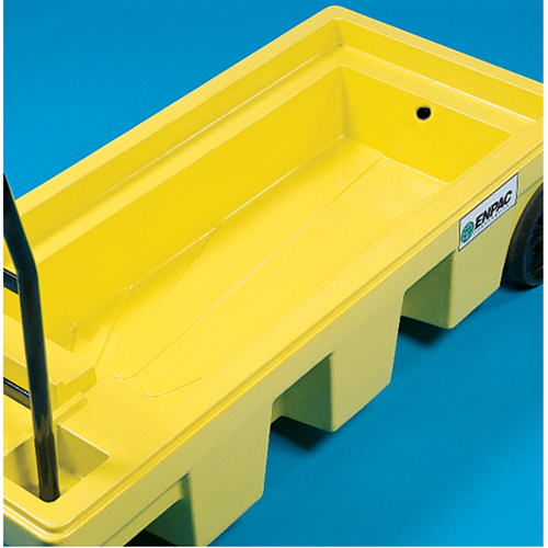 Poly-Spillcart Cart, 66.5" L x 29" W x 43.9" H, 57 US gal. Spill Cap. Toolneeds Inc.