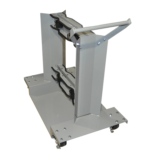 Mobile Cylinder Supports, Polyolefin Wheels, 24" W x 40" L Base, 1600 lbs. Toolneeds Inc.