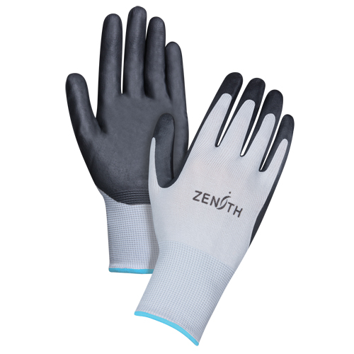 Gants l&eacute;gers enduits et respirants, 10/T-Grand, R&ecirc;vetement Mousse de nitrile, Calibre 13, Enveloppe en Polyester Toolneeds Inc.